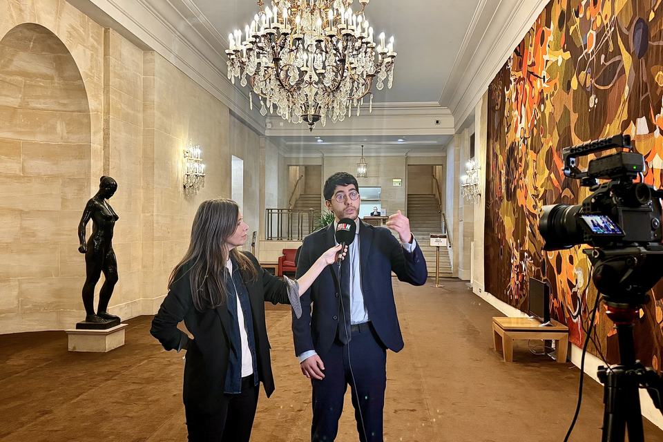 Appearance before the French Senate